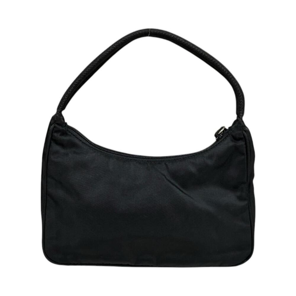 Prada Hobo Mini Bag Handbag Nylon MV519 Black Women's PRADA - Picture 3 of 9